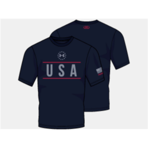 Ua Freedom Usa Chest T-shirt