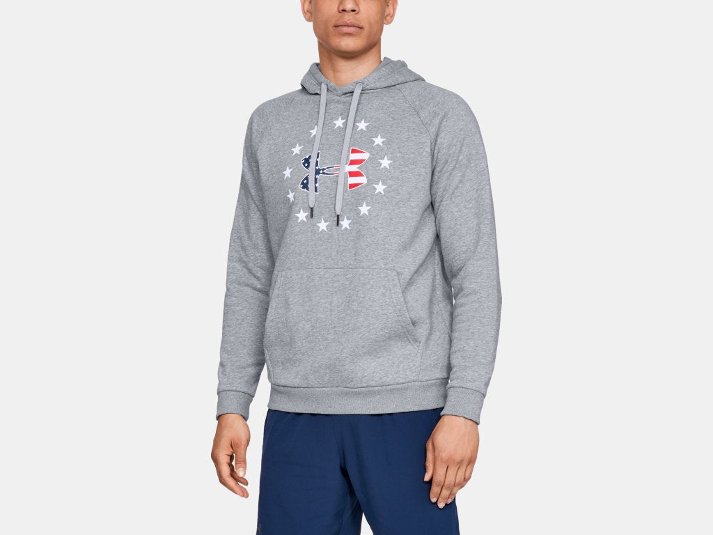 Ua Freedom Rival Fleece Logo Hoodie