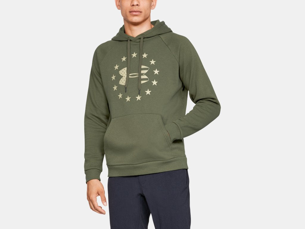 Ua Freedom Rival Fleece Logo Hoodie