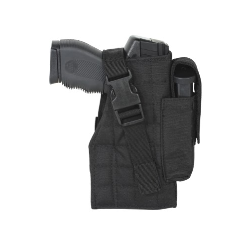 Tactical Molle Holster W- Attached Mag Pouch