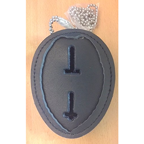 Oval Recessed Badge Holder With Clip