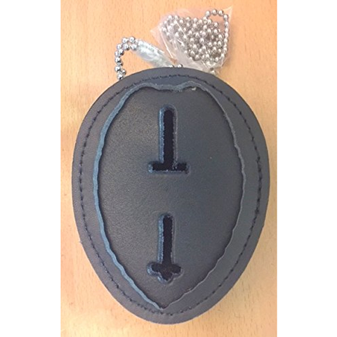 Oval Recessed Badge Holder With Clip