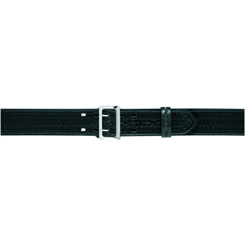 Stitched Edge Sam Browne Duty Belt W- Belt Buckle, 2.25