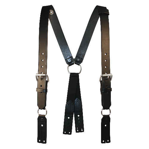 Fireman's Leather Suspenders