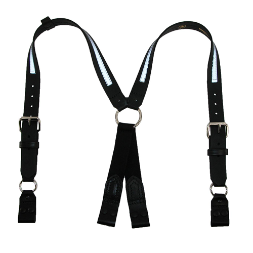 Fireman's Leather Suspenders