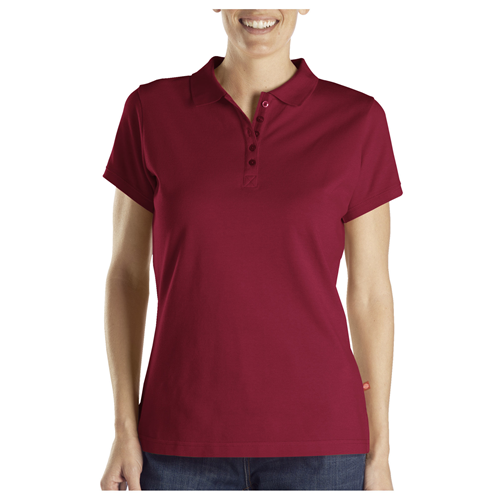 Women's Solid Piqué Polo Shirt