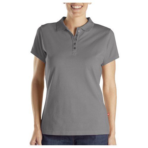 Women's Solid Piqué Polo Shirt