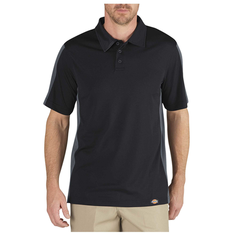 Industrial Color Block Performance Polo