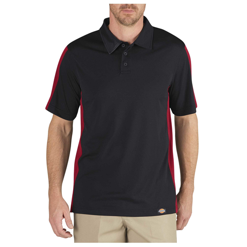 Industrial Color Block Performance Polo