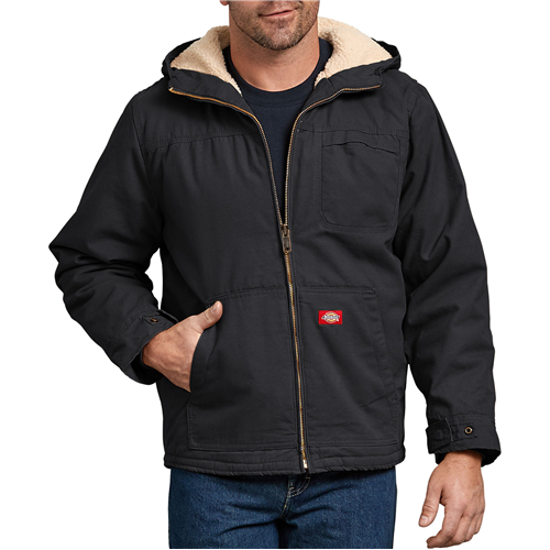 Duck Sherpa Lined Hooded Jacket