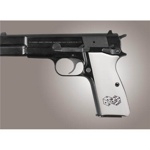 Browning Hi-power - Scrimshaw