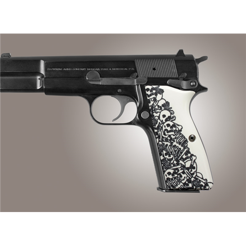 Browning Hi-power - Scrimshaw