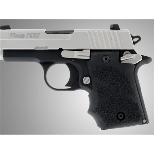 Sig Sauer P938 Ambi Safety Rubber Grip With Finger Grooves