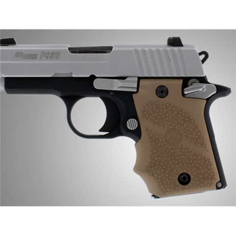 Sig Sauer P938 Ambi Safety Rubber Grip With Finger Grooves