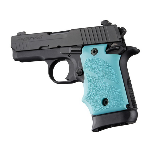 Sig Sauer P938 Ambi Safety Rubber Grip With Finger Grooves