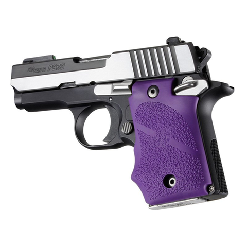 Sig Sauer P938 Ambi Safety Rubber Grip With Finger Grooves