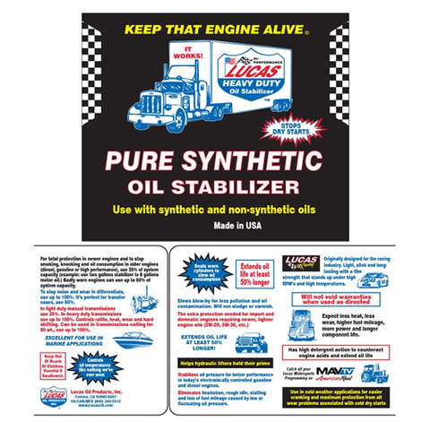 Pure Synthetic Oil Stabilizer