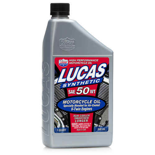 Synthetic Sae 50w V-twin Motorcycle Oil