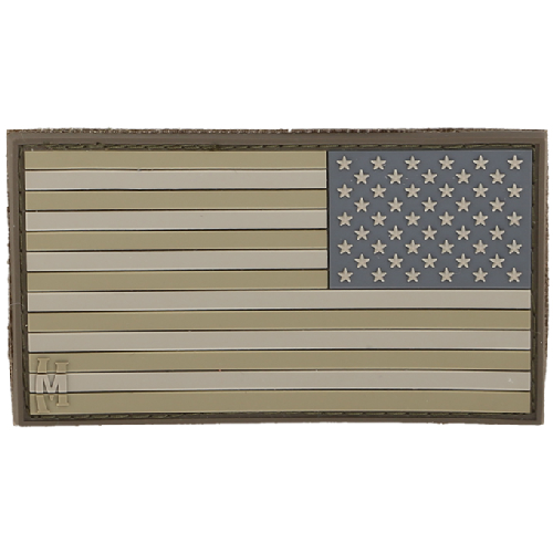 Reverse Usa Flag Large Patch