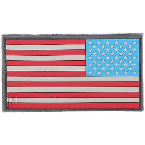 Reverse Usa Flag Large Patch