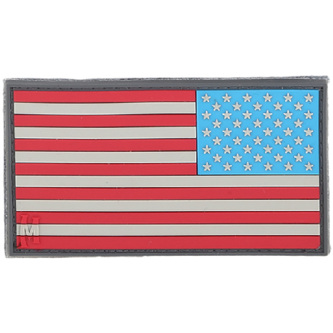 Reverse Usa Flag Large Patch