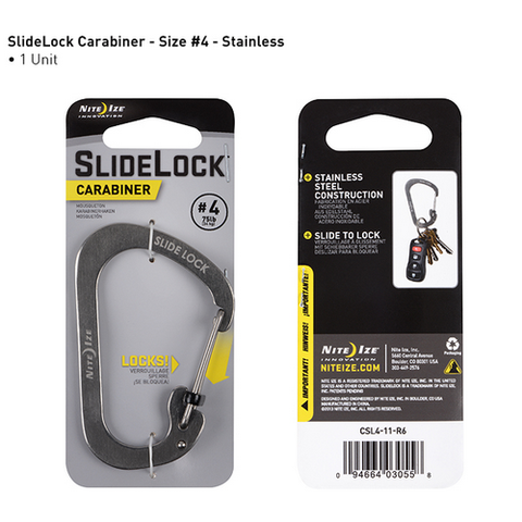 Carabiner Slidelock Steel #4