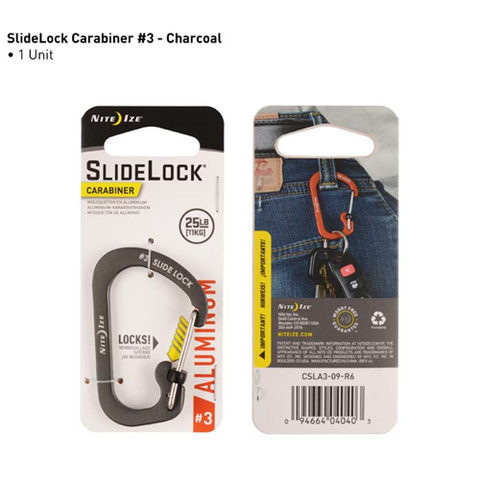 Slidelock Carabiner Aluminum