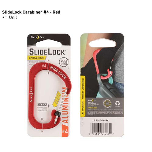 Slidelock Carabiner Aluminum