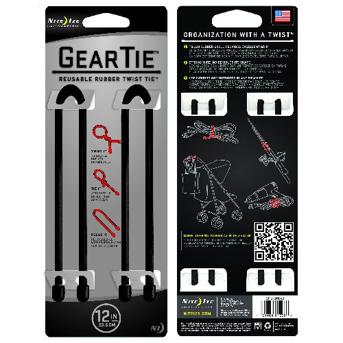 Gear Tie Reusable Rubber Twist Tie