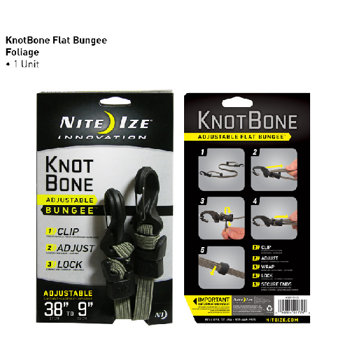 Knotbone Adjustable Flat Bungee