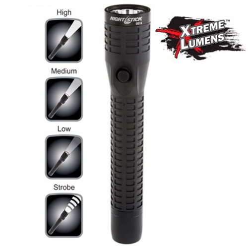 Polymer Multi-function Duty-personal-size Flashlight - Rechargeable