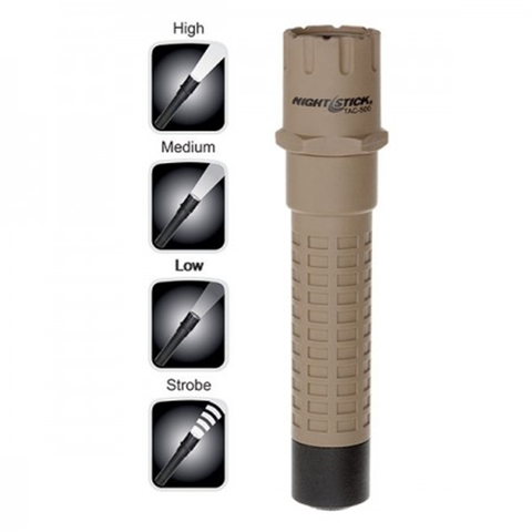 Polymer Multi-function Tactical Flashlight - Rechargeable