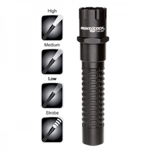 Metal Multi-function Tactical Flashlight - Rechargeable