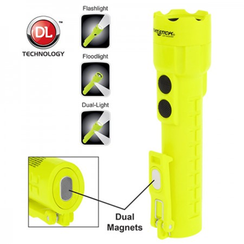 Intrinsically Safe Permissible Dual-light Flashlight