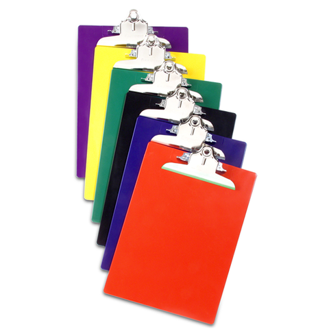 Recycled Plastic Clipboards - 12pk