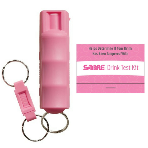 Key Case Pepper Spray & Drink Test Kit