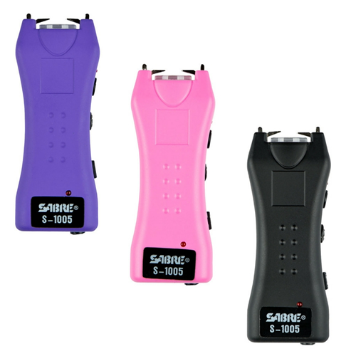 Dual Capacitor Stun Gun W- Led Flashlight