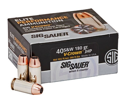 Sig Sauer .40 Smith & Wesson Ammo