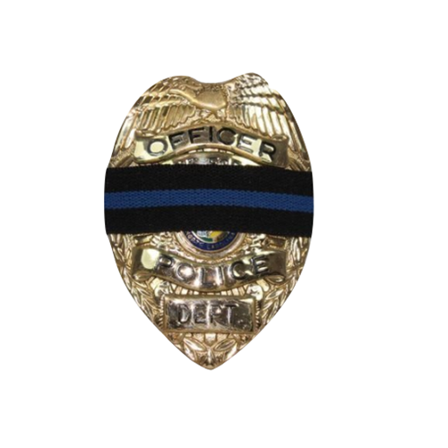 Blue Line Mourning Band