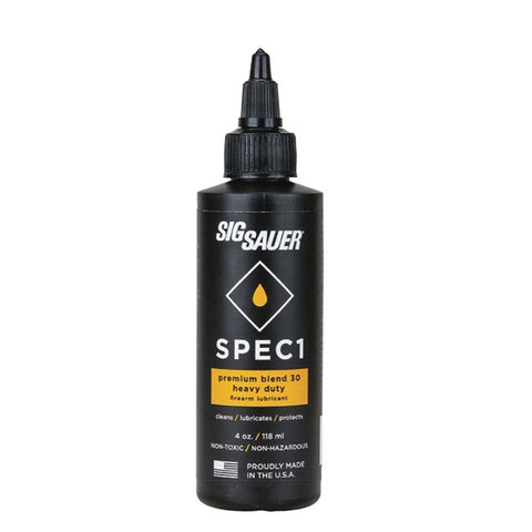 Spec1 - 4oz Premium Blend, 30wt, Synthetic Firearm Lubricant