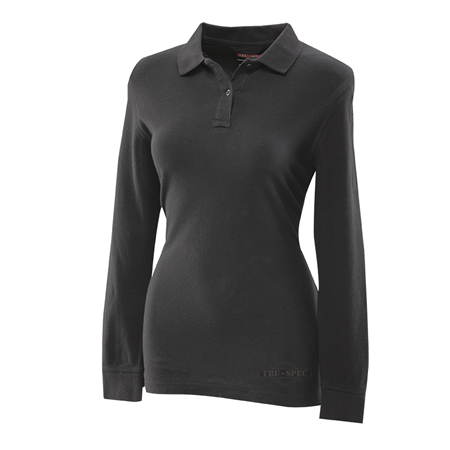 Women's Long Sleeve Classic 100% Cotton Polo