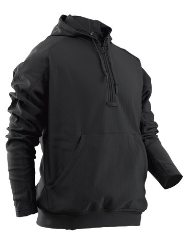 Grid Fleece Hoodie