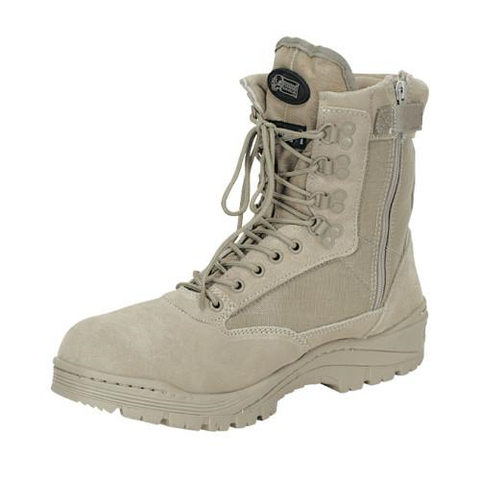 9 Tactical Boots Side Zip