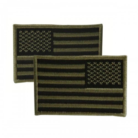 Embroidered Usa Military Flag Patches