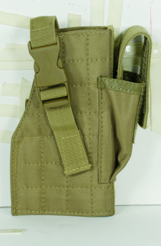 Tactical Molle Holster W- Attached Mag Pouch